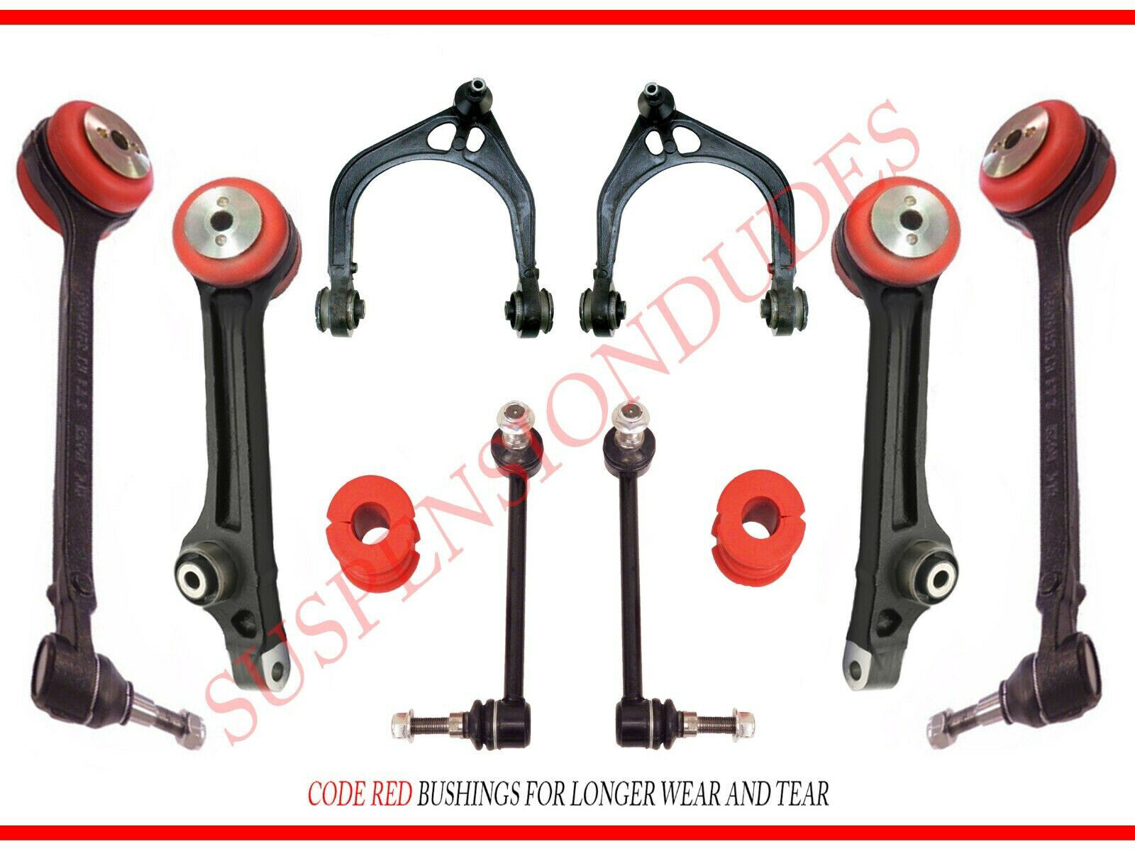 Front 10PC Suspension Kit 11-16 Charger, Challenger, Magnum, 300 - Click Image to Close